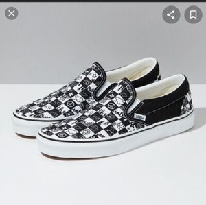 Checkered, Slip-on doodle vans